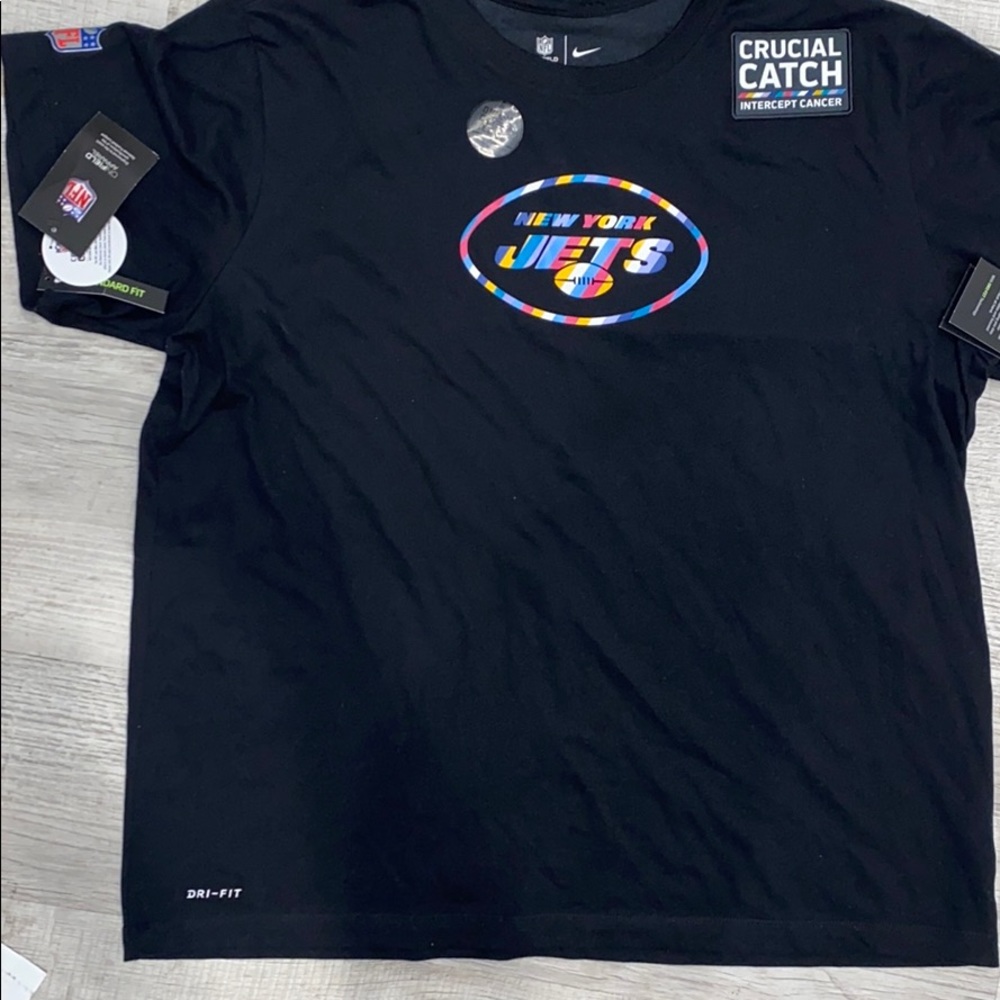 NY JETS NIKE DRIFIT Crucial Catch XXL SHIRT